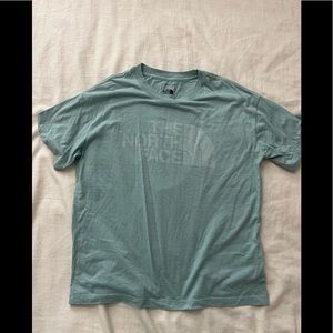 Seafoam north face t-shirt